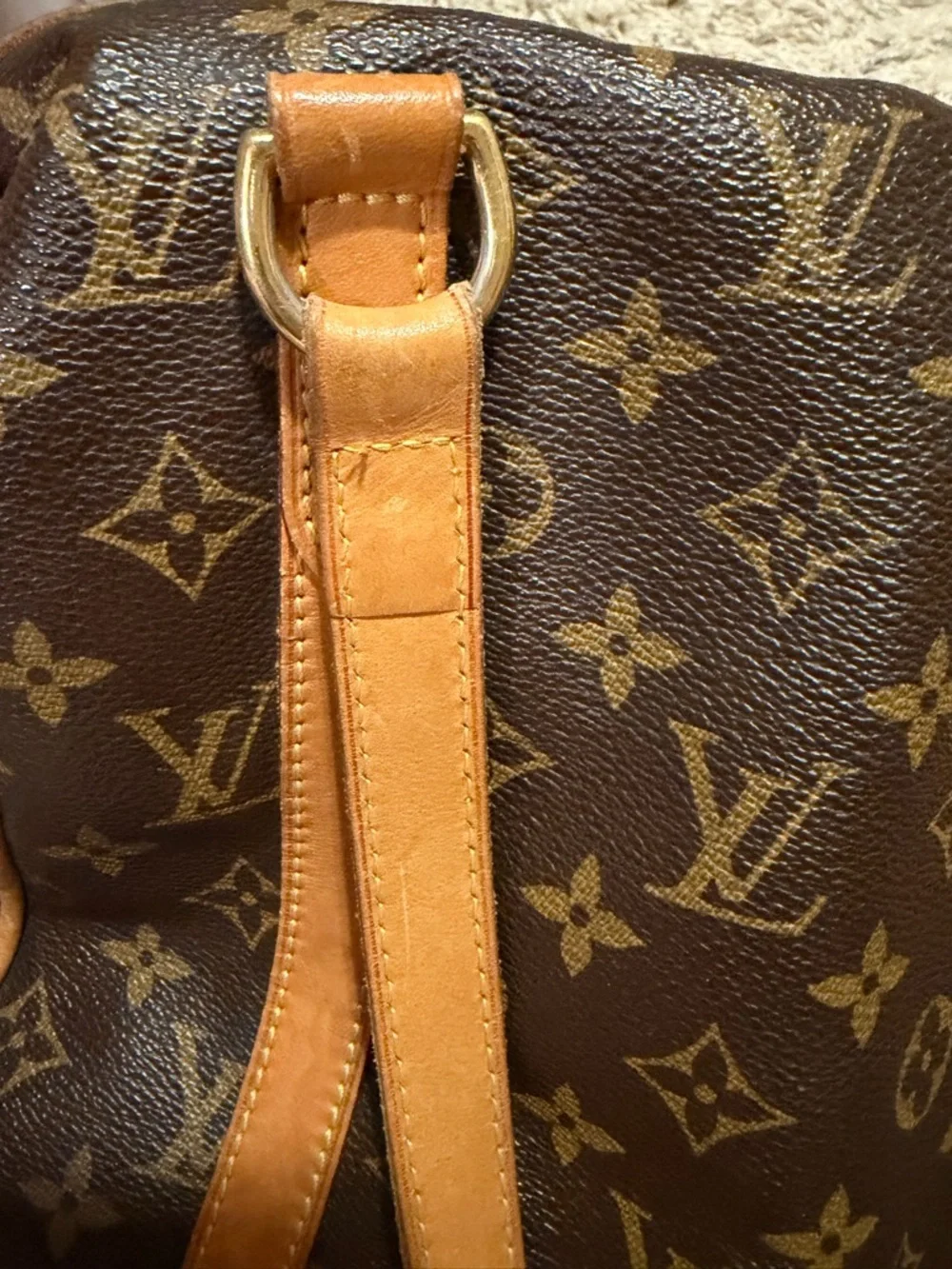Authentic Louis Vuitton Classic Brown Monogram Stresa Women's Shoulder Bag AS IS - Picture 12 of 15